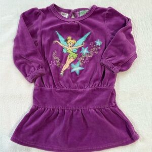 Disney Purple Tinker Bell Casual Dress for Kids